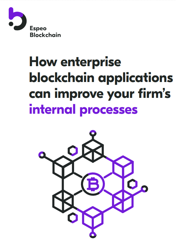 How enterprise blockchain applications can improve your firm’s internal processes