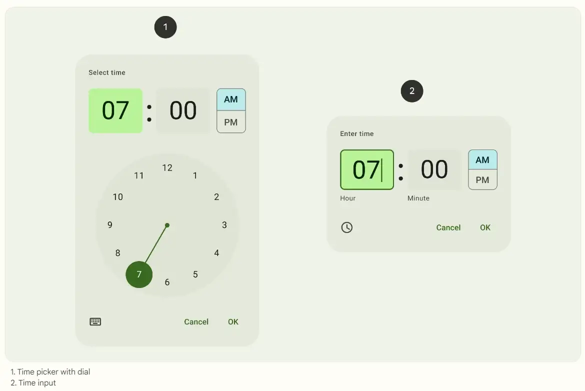 From Material Design to Material You (Material 3).