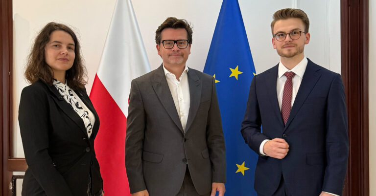 Espeo Software, a software Development Company in Qatar for fintech and supply, representing Poland IT Sector in Qatar Maciej Hoffmann and Agnieszka Hołownia-Niedzielska meet with Polish Ambasador to Qatar H.E. Tomasz Sadziński.
